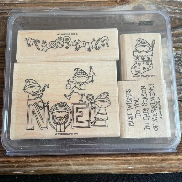 Stampin Up Merry Elves Set - Picture 1 of 1